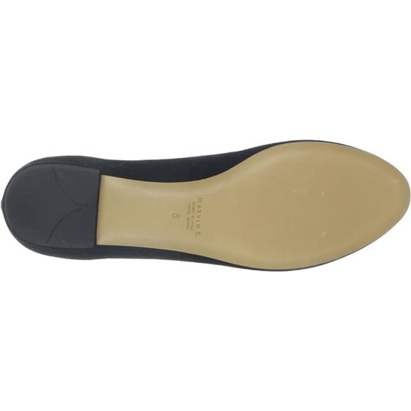 Aquatalia by Marvin K 'Angelica' Leather Suede Blue Bow Flat Shoes $350 - Picture 11 of 11